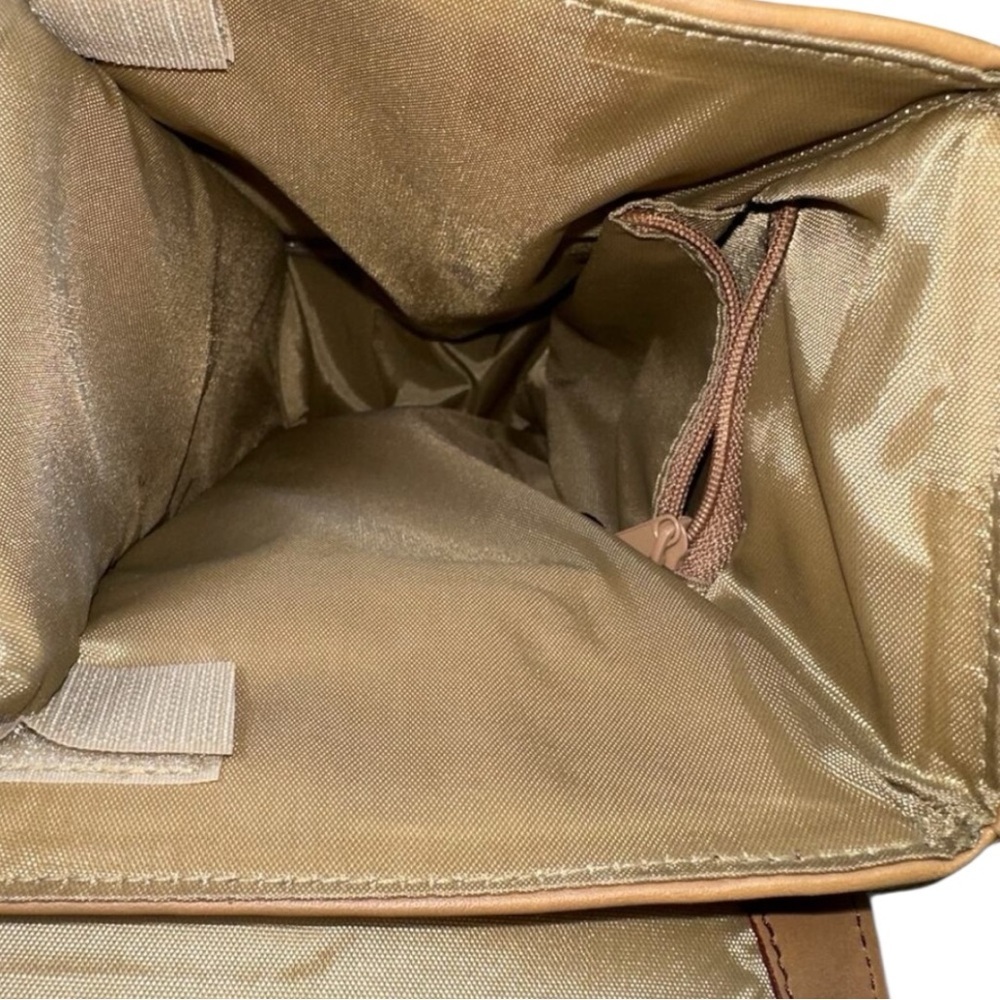 Levenger Tan Brown Leather Wine Carrier Messenger Bag – Rare – Crossbody - Picture 10 of 12